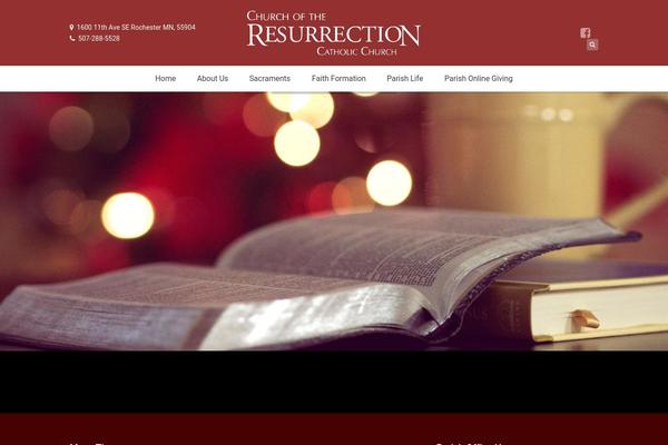 Forgiven theme site design template sample
