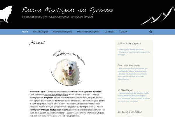 Rescue theme site design template sample