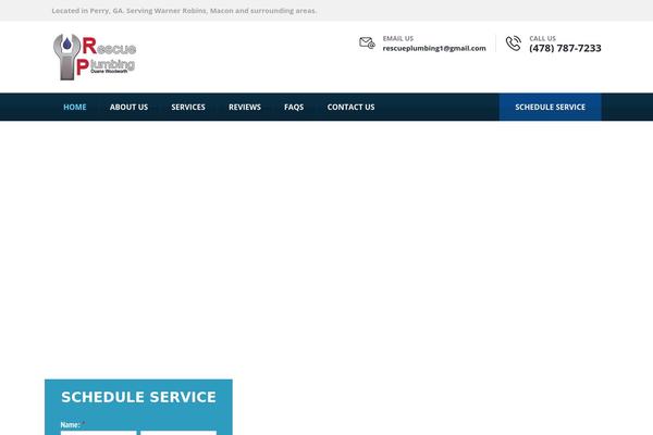 Plumbing theme site design template sample