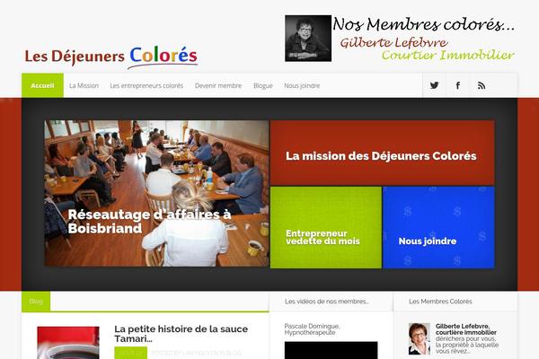 Nexus theme site design template sample