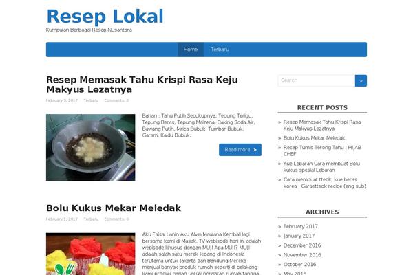 Basic theme site design template sample