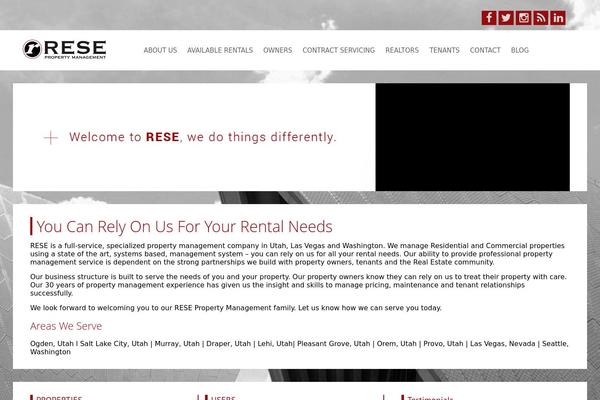 Modernist theme site design template sample