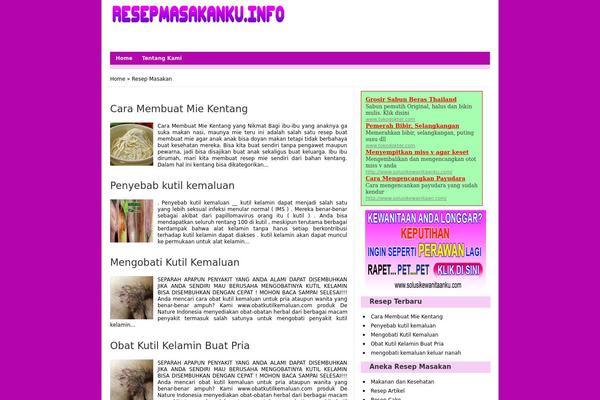 Pink theme site design template sample