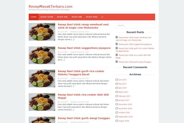 Powermag theme site design template sample