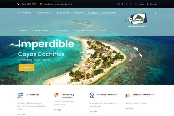TravelTour theme site design template sample