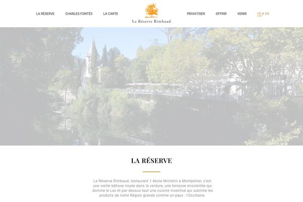 Andé website example screenshot