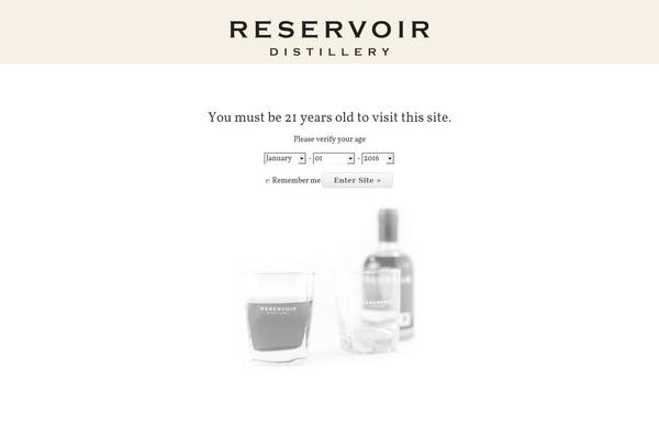 reservoirdistillery.com site used Reservoir