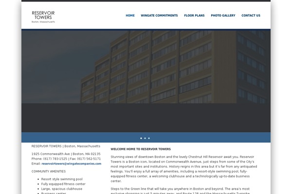 reservoirtowersapartments.com site used Jigsaw
