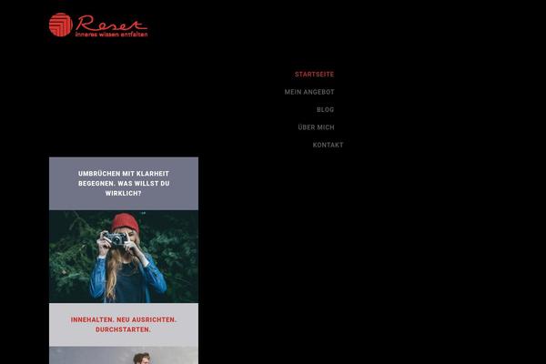 Reset theme site design template sample