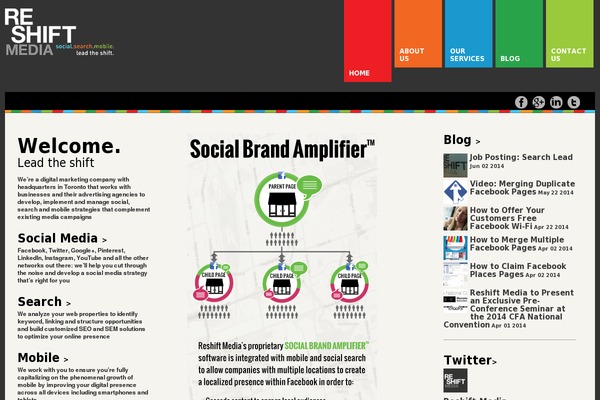 reshiftmedia.com site used Reshift