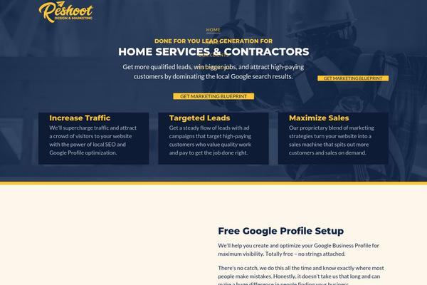 Ave theme site design template sample