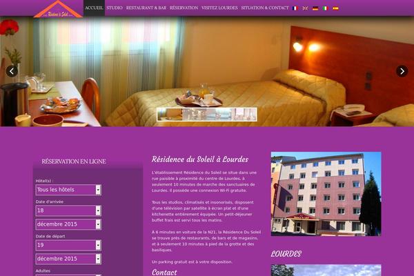 Hc theme site design template sample