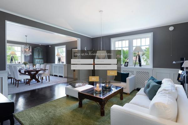 Residence theme websites examples