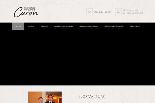 Blessing theme site design template sample