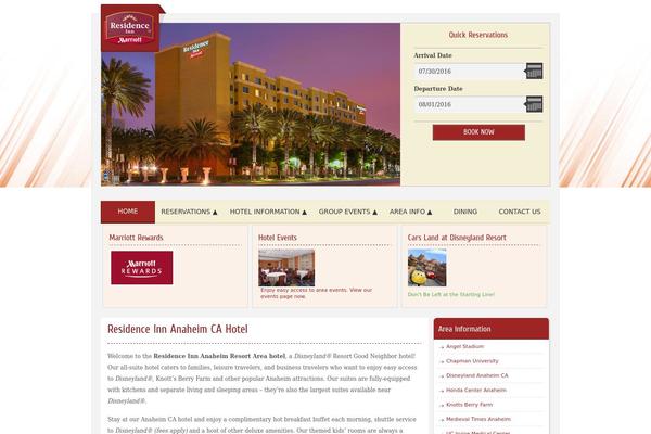 residenceinnanaheim.com site used Hotel3