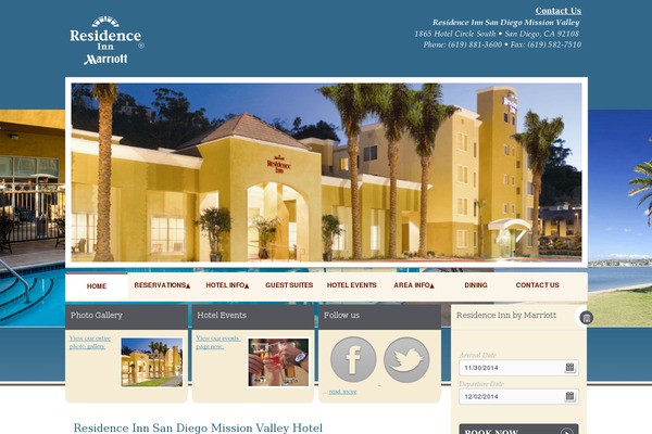 Hotel theme site design template sample