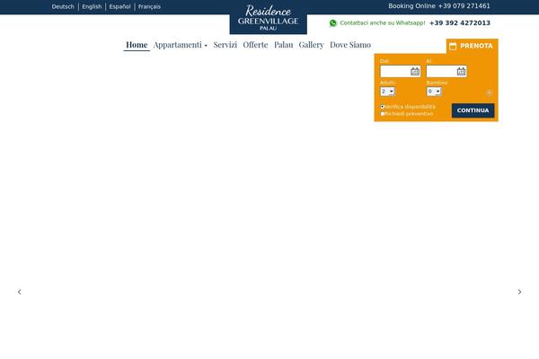 Site using Mybooking plugin