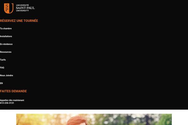 The7 Child theme site design template sample