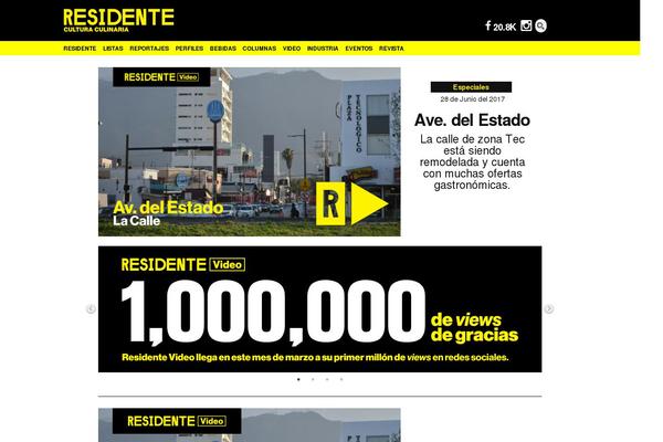 Site using Social Counter plugin