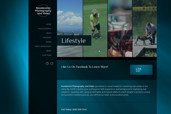 Myriad theme site design template sample