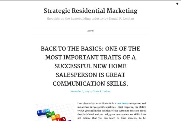residentialmarketingblog.com site used tdSimple