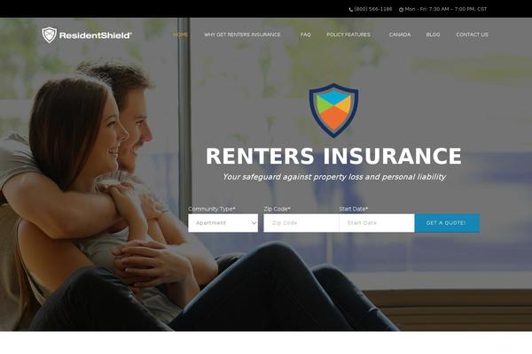 Icelander theme site design template sample
