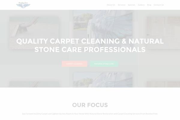 Zerif Lite theme site design template sample