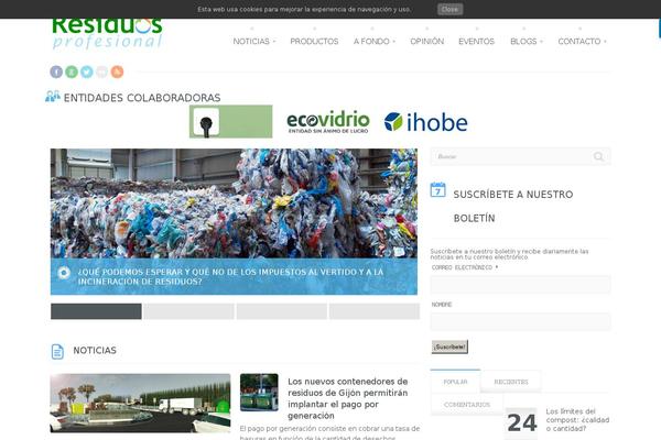 Maestro theme site design template sample