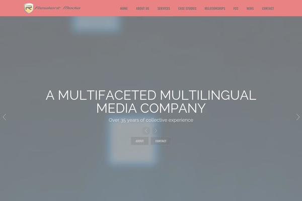 Site using Portfolio Showcase plugin