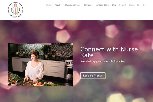 Divi theme site design template sample