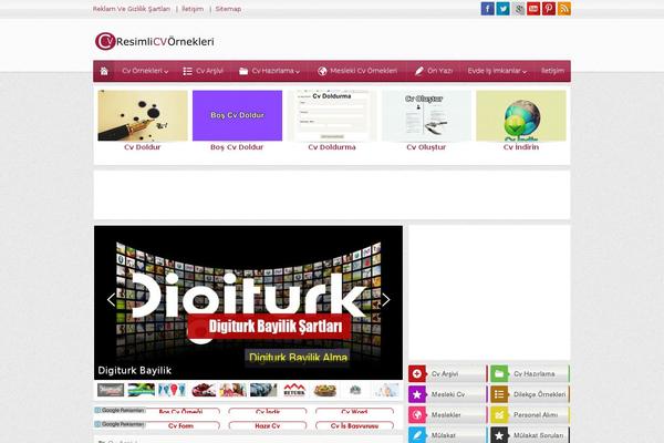 Webportal v2 theme site design template sample