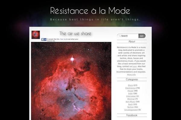 Mystique theme site design template sample