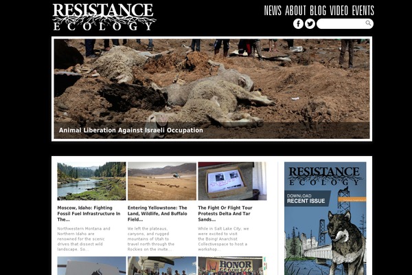 resistanceecology.org site used Iriscon_theme