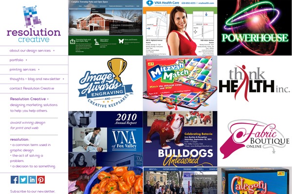 Site using OTW Portfolio Light plugin