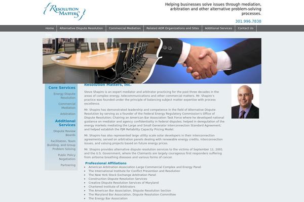 Resolution theme site design template sample