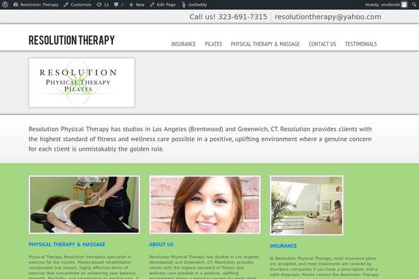 WP Opulus theme site design template sample