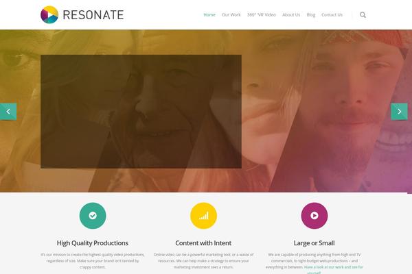 Salient2 theme site design template sample