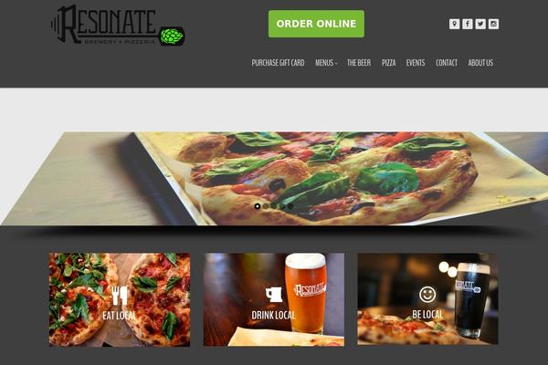 Growler theme site design template sample