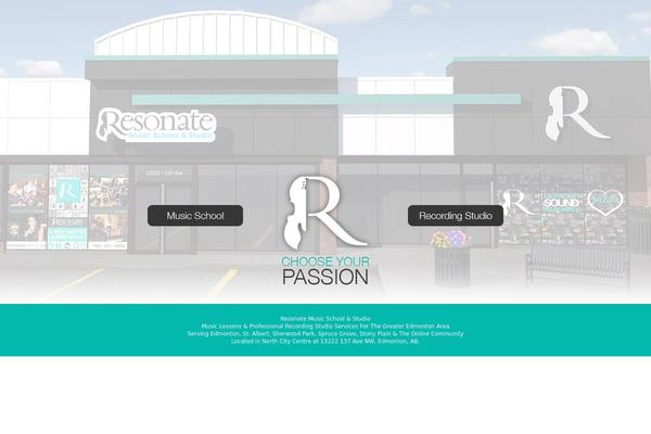 resonatemusic.ca site used Resonate