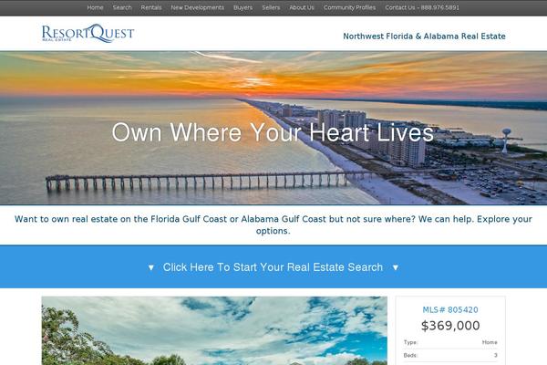 Resort theme site design template sample