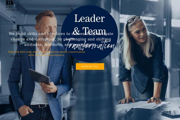 Impreza Child theme site design template sample
