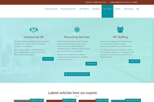 Adama theme site design template sample
