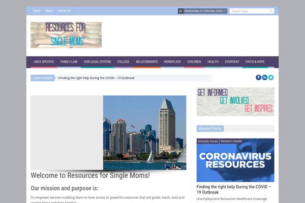 resourcesforsinglemoms.com site used Resources
