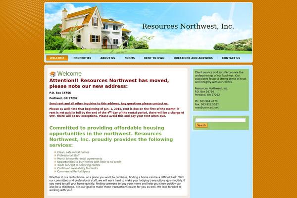 Wp_real_estate theme site design template sample
