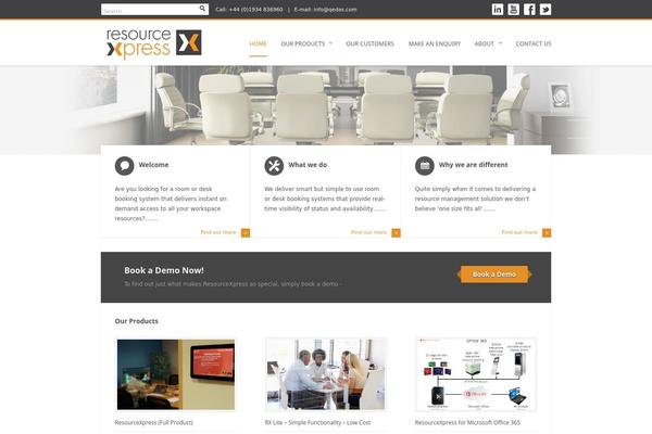 Hawkeye theme site design template sample
