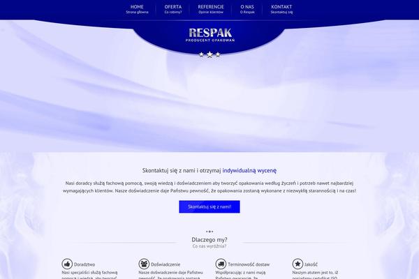 respak.pl site used Bg