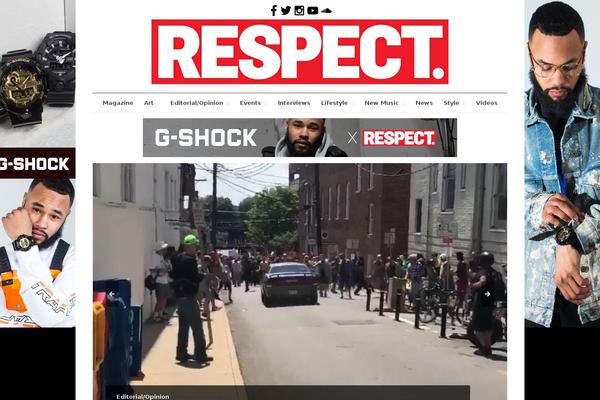 respect theme websites examples