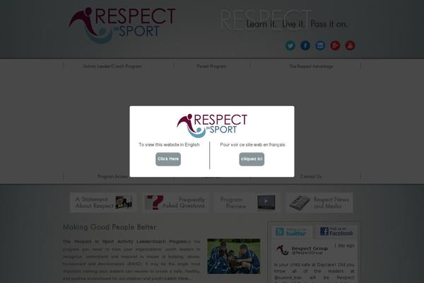 respectinsport.com site used Codex