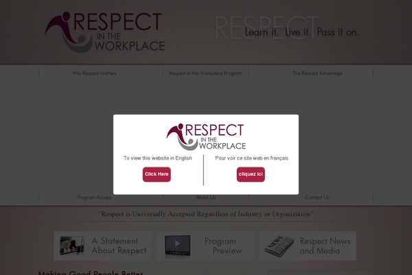 respectintheworkplace.com site used Codex