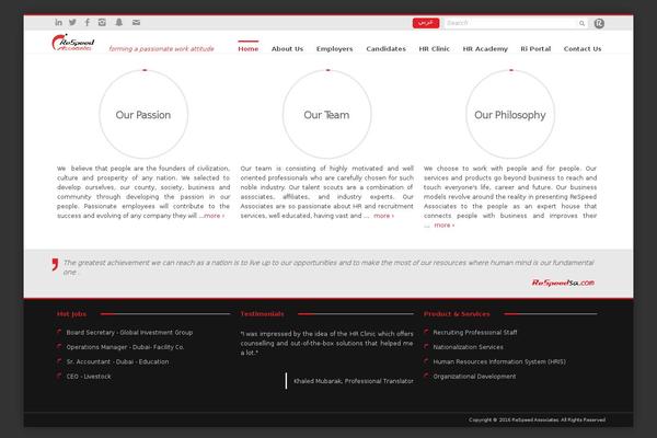 Site using WP Parallax Content Slider plugin